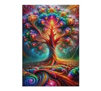 300 PCS Puzzle For Teenagerss The Luminous Arboretum Jigsaw for Adults Brain Teaser Game Analysis And Logic Difficult And Challenge 300 PCS