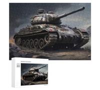 300 PCS Puzzle For Teenagerss World War 2 Tank Jigsaw for Adults Relax Games Pattern Assembly Unique Gifts for Birthday And Christmas 300 PCS