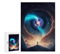 300 PCS Puzzle Galactic Portal Adventure -2 Puzzles Für Erwachsene: Knobelspaß, Humorvoll Und Herausfordernd - Einzigartige Geburtstags- Und Weihnachtsgeschenke 300 PCS