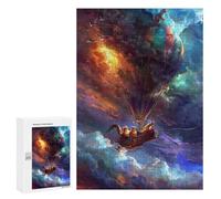 300 PCS Puzzles for Adults Adventurous Squirrels in Hot Air Balloon Puzzle For Teenagers Birthday Present Difficult And Challenge Unique Birthday And Xmas Gifts 300 PCS