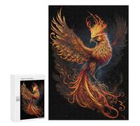 300 PCS Puzzles for Adults Black Phoenix Jigsaws for Adults Relax Games Presents for Women Birthday And Unique Gifts 300 PCS