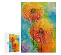 300 PCS Puzzles for Adults Dandelions Jigsaws for Adults Relax Games Presents for Women Birthday And Unique Gifts 300 PCS