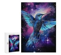 300 PCS Puzzles for Adults Galactic Hummingbird Flight Jigsaws for Adults Relaxing Games Presents for Women Unique Gifts for Birthday And Christmas 300 PCS