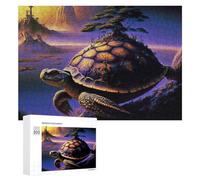 300 PCS Puzzles for Adults Isle on Turtle's Back Fantasy Landscape Jigsaws for Adults Relaxing Games Presents for Women Unique Gifts for Birthday And Christmas 300 PCS