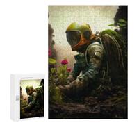 300 PCS Puzzles for Adults Post-Apocalyptic Adventure Space Suit Survival Puzzle For Teenagerss Hand Speed Race Train Your Brain And Hands Addictive Toys to Cultivate Patience 300 PCS