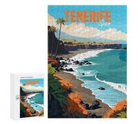 300 PCS Puzzles for Adults Tenerife Spain Jigsaws for Adults Relax Games Presents for Women Birthday And Unique Gifts 300 PCS