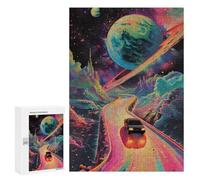 300 PCS Puzzles for Adults Vibrant Cosmic Road Adventure Puzzle For Teenagers Birthday Present Difficult And Challenge Unique Birthday And Xmas Gifts 300 PCS