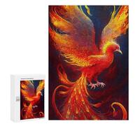 300 PCS Puzzles for Teenagers Phoenix Rising Mythical Firebird Artwork Jigsaw Puzzles for Teenagers Staycation Kill Time Help The Brain Exercise Family Fun & Game Night 300 PCS