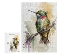 300 PCS Puzzles for Teenagerss Bird Hummingbird Puzzle for Adults Fun Games Staycation Kill Time Help The Brain Exercise 300 PCS