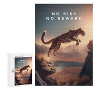 300 PCS Puzzles for Teenagerss Bold Leap of Faith -1 Puzzle for Adults Fun Games Staycation Kill Time Help The Brain Exercise 300 PCS