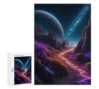 300 PCS Puzzles for Teenagerss Galactic Pathway Puzzle for Adults Fun Games Staycation Kill Time Help The Brain Exercise 300 PCS