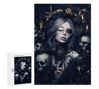 `300 PCS Puzzles for Teenagerss Gothika Elegance Puzzles for Adults Family Games Difficult Challenge Help The Brain Exercise 300 PCS