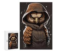 300 PCS Puzzles for Teenagerss Hoodie Angry Hawk Puzzle for Adults Fun Games Staycation Kill Time Help The Brain Exercise 300 PCS