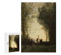 300 PCS Puzzles for Teenagerss La Danse Italienne Puzzle for Adults Fun Games Staycation Kill Time Help The Brain Exercise 300 PCS