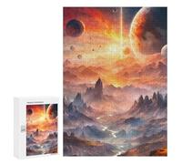 300 PCS Puzzles for Teenagerss Light Flash Puzzle for Adults Fun Games Staycation Kill Time Help The Brain Exercise 300 PCS