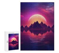 300 PCS Puzzles for Teenagerss Sonic Sunset Serenade Puzzle for Adults Fun Games Staycation Kill Time Help The Brain Exercise 300 PCS