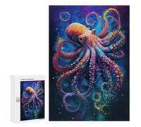 300 PCS Puzzles for Teenagerss The Intelligent Octopus 2 Puzzle for Adults Fun Games Staycation Kill Time Help The Brain Exercise 300 PCS