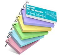 300 PCS Revision Cards 3x5（7.62x12.7CM） Flash Card, Index Cards Flashcards