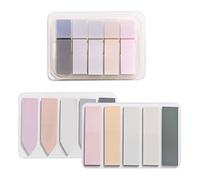 300 Pcs Sticky Tabs, Transparent Sticky Notes Flags Pastel Book Tabs Writable Annotation Tabs Morandi Page Markers Clear Index Tabs Translucent Index Stickers for Book Notes Bookmarks File Folders