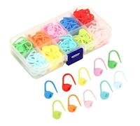 300 Pcs Stitch Markers, Crochet Locking Markers, Spiral Metal Colorful Crochet Stitch Marker, Knitting Crochet-Accessories for Crocheting Clothing Tag DIY Craft Project with Storage Box(10 Color)