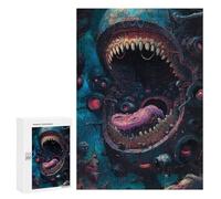 300 PCS Teenager Pieces Jigsaw Puzzle Sci-Fi Alien Spaceship Encounter Jigsaw Puzzles for Teenagers But Fun And Humorous Help The Brain Exercise Family Fun & Game Night 300 PCS