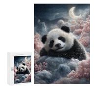 300 PCS Teenager Puzzles Panda Dreams in Clouds -1 Jigsaw Puzzles for Teenagers Difficult Hard Every Piece Is Unique - Birthday Present, Gifts, 300 PCS