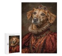 300 PCS Teenager Puzzles Royal Canine Costume for Dogs Jigsaw Puzzles for Teenagers Difficult Hard Every Piece Is Unique - Birthday Present, Gifts, 300 PCS