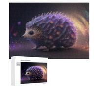 300 PCS Teenagers Pieces Jigsaw Puzzle Galactic Hedgehog Cosmic Creature Puzzle for Adults Toy Wall Decor Perfect Decoration Challenging To Complete 300 PCS
