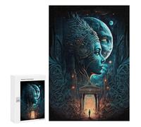 300 PCS Teenagers Pieces Jigsaw Puzzle Mystic Gateway Puzzle for Adults Toy Wall Decor Perfect Decoration Challenging To Complete 300 PCS