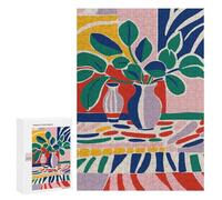 300 PCS Teenagers Puzzles Abstract Floral Still Life Jigsaw for Teenagerss Improve Memory Every Piece Is Unique - Unique Birthday And Gifts 300 PCS