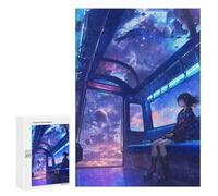 300 PCS Teenagers Puzzles Anime Space Fantasy Train Jigsaw for Teenagerss Improve Memory Every Piece Is Unique - Unique Birthday And Gifts 300 PCS
