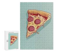 300 PCS Teenagers Puzzles Cartoon Pizza Time Adult Jigsaw Relax Games Difficult Hard Unique Gifts for Birthday And Christmas 300 PCS