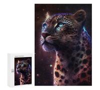 300 PCS Teenagers Puzzles Colour Galaxy Leopard Jigsaws for Adults Puzzle Difficult Hard Challenging To Complete Challenging Game Toys 300 PCS