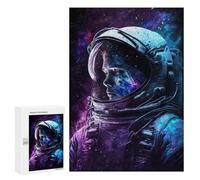300 PCS Teenagers Puzzles Cosmic Astronaut Portrait-7 Adult Jigsaw Puzzle Hands-on Game Difficult Challenge for Is Ideal As A Gift 300 PCS