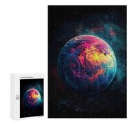 300 PCS Teenagers Puzzles Cosmic Color Swirl Sphere Jigsaw for Teenagerss Improve Memory Every Piece Is Unique - Unique Birthday And Gifts 300 PCS