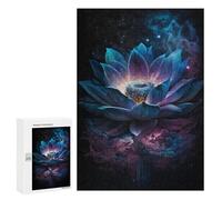 300 PCS Teenagers Puzzles Cosmic Lotus Bloom-11 Adult Jigsaw Puzzle Hands-on Game Difficult Challenge for Is Ideal As A Gift 300 PCS