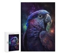 300 PCS Teenagers Puzzles Cosmic Parrot Art Print-5 Jigsaw for Teenagerss Improve Memory Every Piece Is Unique - Unique Birthday And Gifts 300 PCS