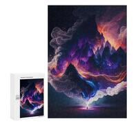 300 PCS Teenagers Puzzles Enchanted Cosmic Landscape Adult Jigsaw Relax Games Difficult Hard Unique Gifts for Birthday And Christmas 300 PCS