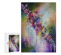 300 PCS Teenagers Puzzles Flowering Branch Jigsaw for Teenagerss Improve Memory Every Piece Is Unique - Unique Birthday And Gifts 300 PCS