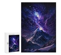 300 PCS Teenagers Puzzles Galactic Mountain Majesty -2 Adult Jigsaw Puzzle Hands-on Game Difficult Challenge for Is Ideal As A Gift 300 PCS
