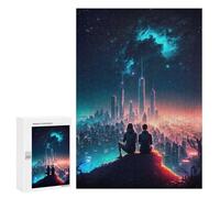 300 PCS Teenagers Puzzles Galaxy Astral Lovers Jigsaw for Teenagerss Improve Memory Every Piece Is Unique - Unique Birthday And Gifts 300 PCS