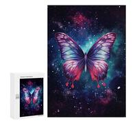 300 PCS Teenagers Puzzles Magical Butterfly Adult Jigsaw Puzzle Hands-on Game Difficult Challenge for Is Ideal As A Gift 300 PCS