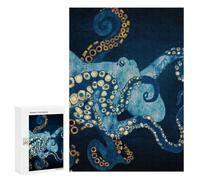 300 PCS Teenagers Puzzles Metallic Octopus VII Jigsaw for Teenagerss Improve Memory Every Piece Is Unique - Unique Birthday And Gifts 300 PCS