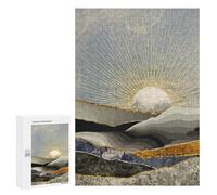 300 PCS Teenagers Puzzles Morning Sun Adult Jigsaw Puzzle Hands-on Game Difficult Challenge for Is Ideal As A Gift 300 PCS