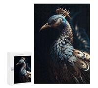 300 PCS Teenagers Puzzles Queen Peacock Adult Jigsaw Puzzle Hands-on Game Difficult Challenge for Is Ideal As A Gift 300 PCS