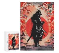 300 PCS Teenagers Puzzles Samurai Warrior Art Print Jigsaw for Teenagerss Improve Memory Every Piece Is Unique - Unique Birthday And Gifts 300 PCS