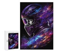 300 PCS Teenagers Puzzles Space Helmet Artwork Jigsaw for Teenagerss Improve Memory Every Piece Is Unique - Unique Birthday And Gifts 300 PCS