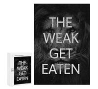 300 PCS Teenagers Puzzles The Weak Get Eaten Adult Jigsaw Puzzle Hands-on Game Difficult Challenge for Is Ideal As A Gift 300 PCS