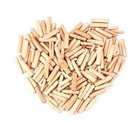 300 Pcs Wooden Dowels Assorted, M6 M8 M10 Wood Plugs Dowel Rods