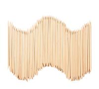300 PCS Wooden Orange Sticks Nail Cuticle Sticks Double Sided Multifunctional Manicure Wood Sticks for Pusher Remover Manicure Art Pedicure 4.5In